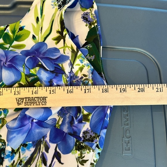 Julian Taylor Spring Floral Dress 10 - Picture 5 of 6